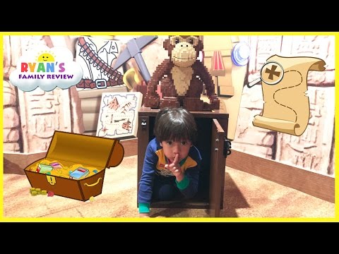 Legoland Treasure Chest Hunt surprise toys for kids! Hide N Seek Family Fun Children Activities Lego Video