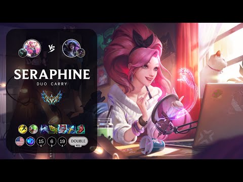 Seraphine Carry vs Kai'Sa - NA Challenger Patch 13.17