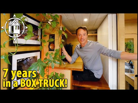 He built an affordable Tiny Home hidden inside a Box Truck?!