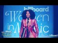 SZA Accepts The Award For Woman Of The Year From Coi Leray Billboard Women In Music Awards 2023