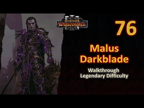 #76 Malus Darkblade - Battle of Waterfall Palace vs Wood Elves - Legendary - No Commentary