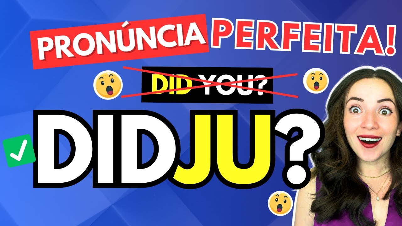 Se Você TRAVA Para Falar Inglês, FAÇA ISSO! (Treino de Pronúncia "DJU")