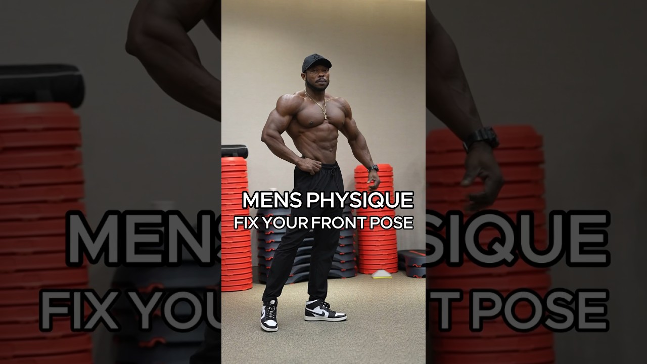 Mens Physique. Fix your front pose #gym #mensphysiqueposing #posingcoach #npc #mensphysique