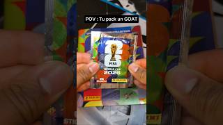 POV : Tu pack un GOAT #pourtoi #panini #worldcup #opening #stickers