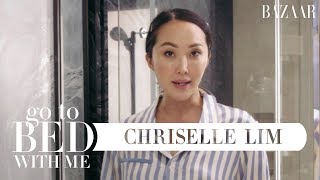 Chriselle Lim&#39;s Pregnancy-Safe Nighttime Skin Routine | Go To Bed With Me | Harper&#39;s BAZAAR