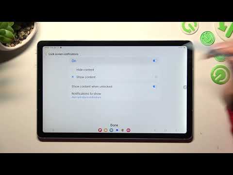 How to Add Screen Lock in SAMSUNG Tab S6 Lite 2022 - Screen Lock Option