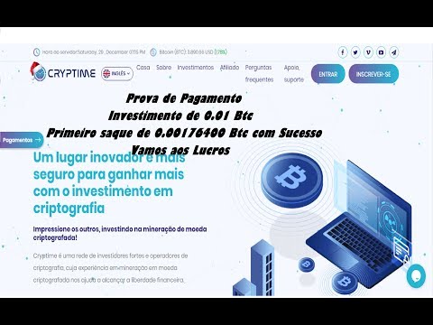 "CRYPTIME PAGA 10,08% AO DIA PRA SEMPRE" RECEBI 0.00176400 EM MENOS DE 1 HORA NA MINHA CARTEIRA