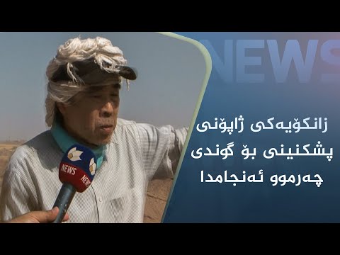 بەڤیدیۆ.. زانکۆیەکی ژاپۆنی کنە و پشکنینی بۆ گوندی چەرموو ئەنجامدا
