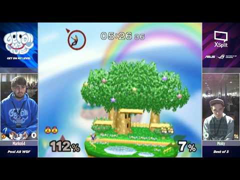 Moky vs Marko64 - GOML 2017 - Melee Pools
