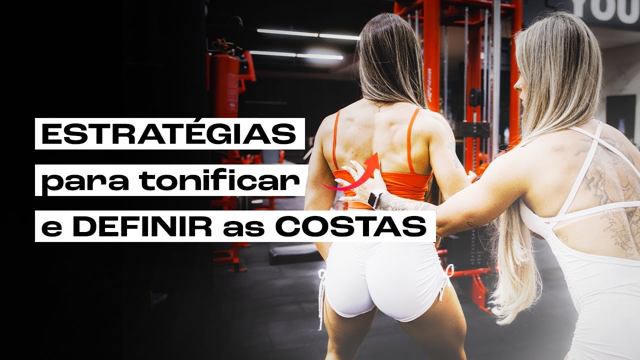 TREINO para TONIFICAR e DEFINIR as COSTAS - PARA MULHERES