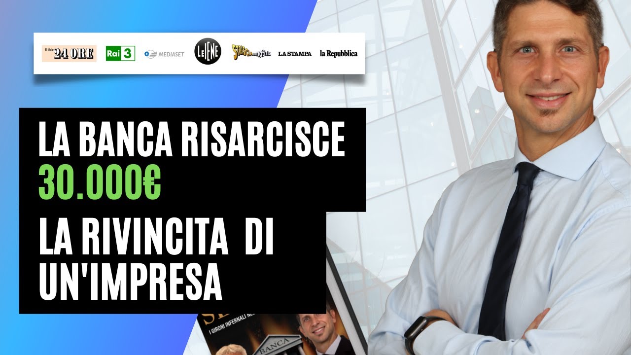 La banca risarcisce 30.000 euro, la rivincita di un'impresa