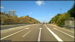 preview picture of video '219 - Spain. Autovía de Castilla A-62 E80 - Simancas (Valladolid) [HD]'