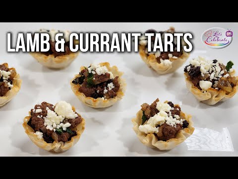 Lamb and Currant Mini Tarts with Warm Spices | Mary's Little Lambs