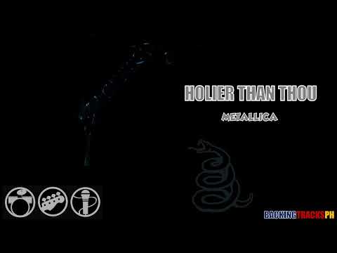 METALLICA - Holier Than Thou (Guitar Backing Track With Vocals)