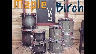 Video thumbnail for yamaha maple vs recording custom birch toms official series by Onix Rivera