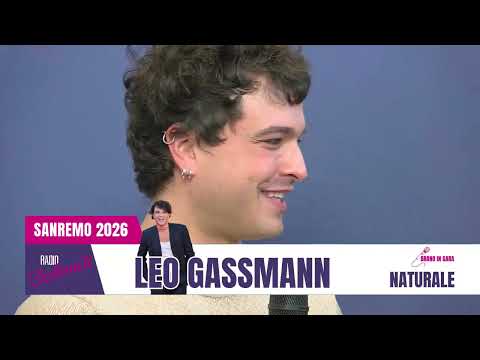 🎵🌸 SANREMO 2026 - Intervista a LEO GASSMANN