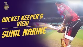 Sunil Narine wicketkeeper's view | KKR Hai Taiyaar | Procus Sunil Narine wicketkeeper's view | KKR Hai Taiyaar | Procus