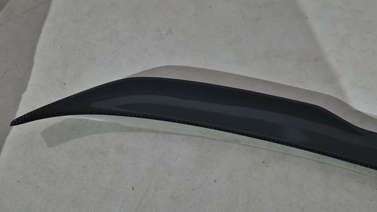 BMW X6 G06 2019- рр. Спойлер M4-Style (Карбон) Video 1