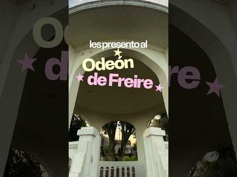 Recorriendo la Araucanía: Freire y su Kiosco chueco (Odeón de Freire) 🤍🌿 #mexicanaenchile