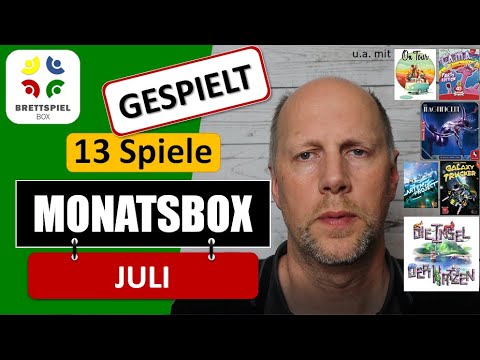 Brettspiel Monatsbox Juli 2020 gespielt