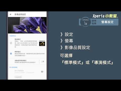 Sony Xperia 1 III User Guide | Screen Settings