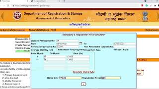 Calculate and Pay Stamp Duty Online for Leave and License Agreement
