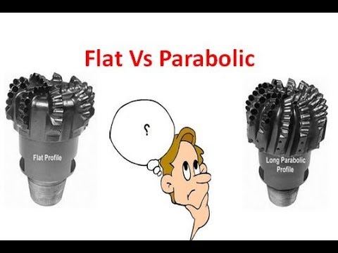PDC Bits Profile: Flat Vs Parabolic