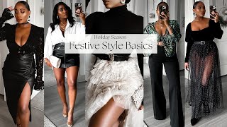 HOLIDAY STYLE BASICS! | EASY FESTIVE OUTFITS!