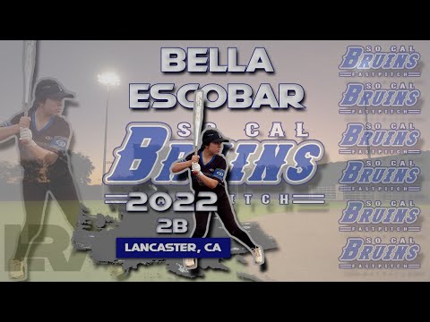 2022 Bella Escobar Second Base Softball Skills Video - So Cal Bruins