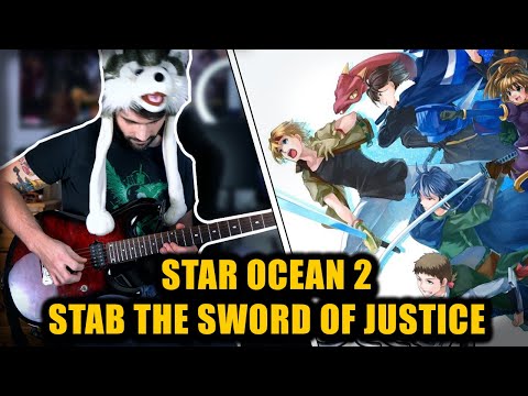 Star Ocean The Second Story - Stab the Sword of Justice on Guitar