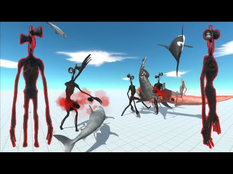 Sirenhead team VS every factions  -- Animal Revolt Battle Simulator