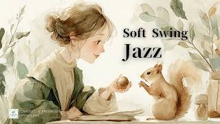 Quiet Morning Cafe Jazz ☕ Relaxing 1940s Home Café Playlist | Little Forest Friends