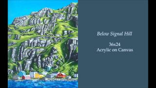 Paintings by Dijon Curley  AVALON