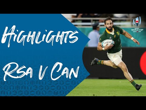 Highlights: South Africa 66-7 Canada - Rugby World Cup 2019
