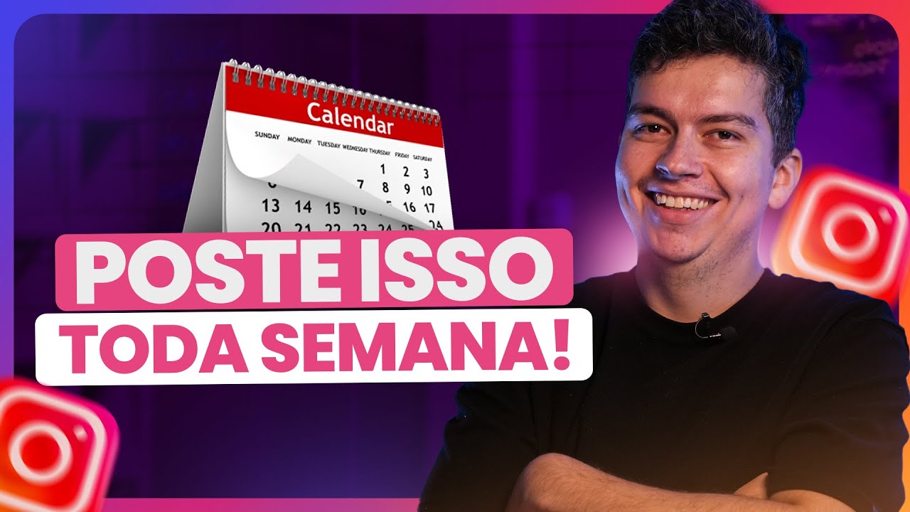 Cronograma de postagens Instagram: exemplo de calendário editorial NA PRÁTICA!