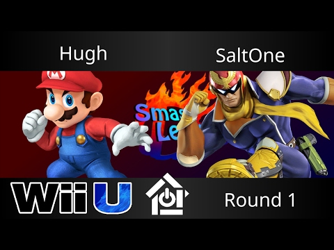 Smash Legends 2/17/17 - Hugh (Mario) vs SaltOne (Captain Falcon) - Smash 4 Round 1