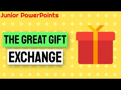 "The Great Gift Exchange" Junior PowerPoints 2021 Q1 Lesson 1