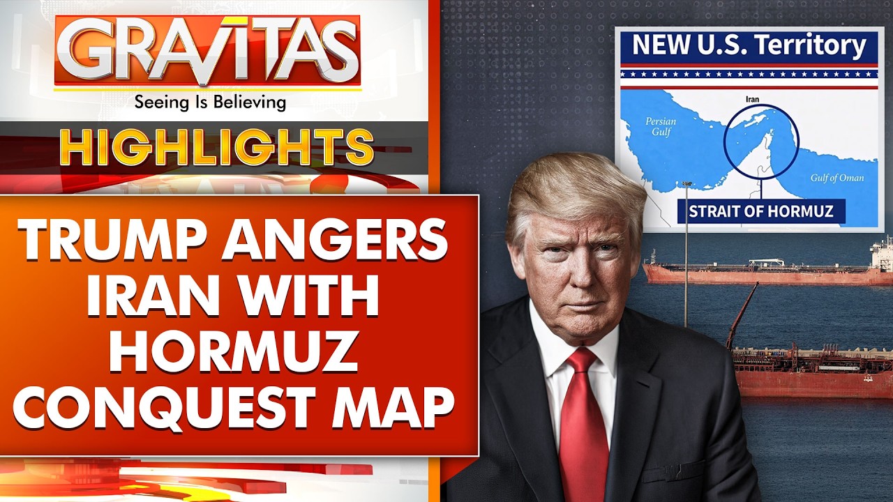 Trump Angers Iran With Conquest Map of Hormuz, Tehran Threatens to 'Correct His Delusion' | Gravitas