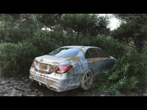 Rebuilding Mercedes AMG E63S (BRABUS) - Forza Horizon 5 | Thrustmaster TMX Gameplay