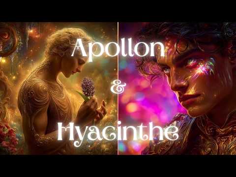 Apollon pleure Hyacinthe - L'astre et la fleur (Clip Music IA | Mythologie Grecque)