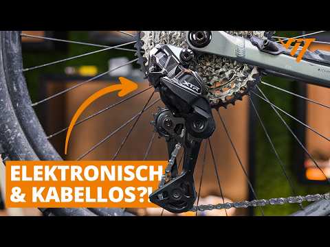 Shimano Di2 Schaltung endlich OHNE Kabel! 😮🚴‍♂️ Die neue Shimano XTR Di2!