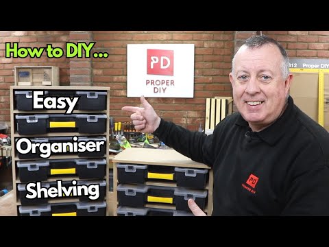 How to Build Stanley Sort Master Shelves for the Workshop