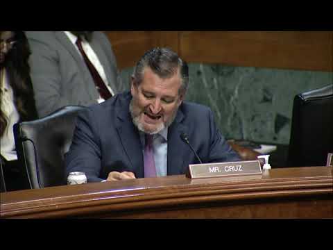 In Judiciary Committee, Sen. Cruz Discusses The Importance of Intellectual Property Rights