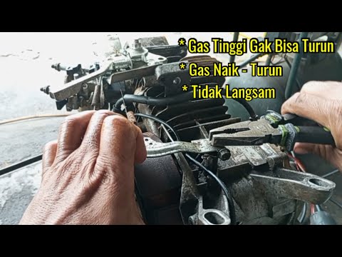 Agar Gas Stabil !! Stel Governor Mesin GX 160/ GX 200 Dengan Benar