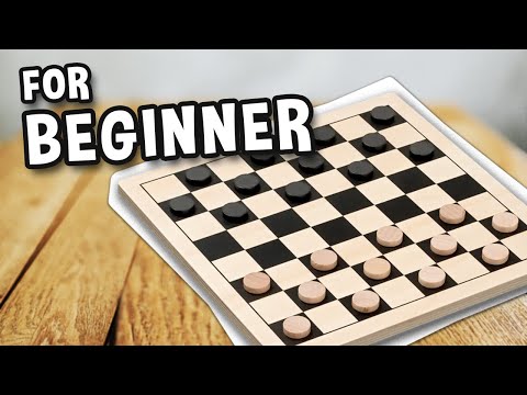 How to play CHECKERS / DRAUGHTS (instructions, gameplay and rules for beginner) | boardgamesTV