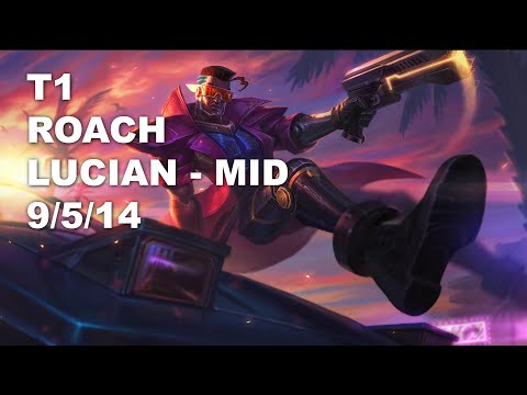 T1 Roach Mid Lucian vs Rumble - KR Challenger Patch 10.8