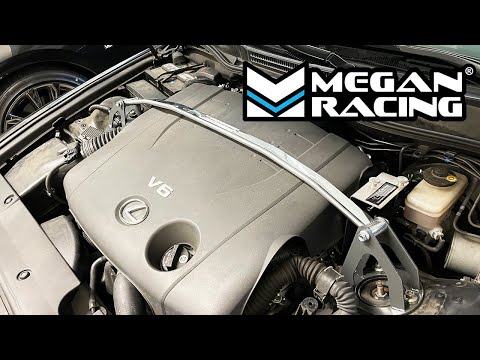 Megan Racing Strut Bar Install! | Lexus IS250