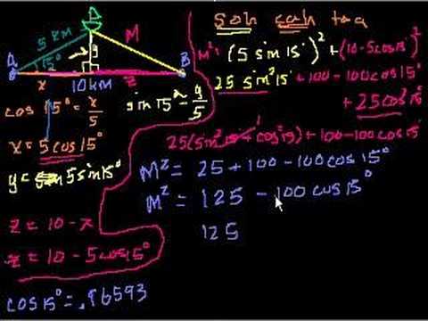 Trigonometry Word Problems Part 2