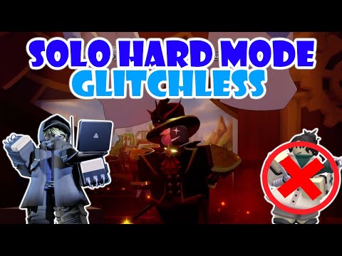 SOLO FINAL ACT HARD MODE GLITCHLESS | Tower Defense Simulator