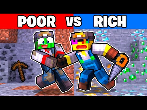 Insane Minecraft Showdown: Rich vs Poor Miner!